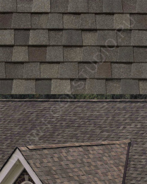 Кровля покрытая гибкой черепицей CertainTeed серии Landmark, цвет Weathered